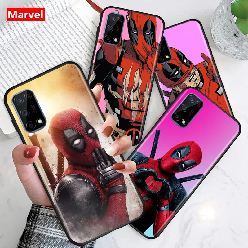 Силиконовый чехол для телефона из ТПУ с супергероями Marvel Мстители Дэдпул Huawei Honor