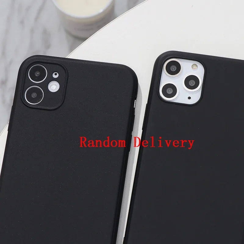 Белый черный матовый чехол для iPhone 11 Pro Xs Max XR X 10 5 5S SE 6 6S 7 8 Plus мягкая задняя крышка