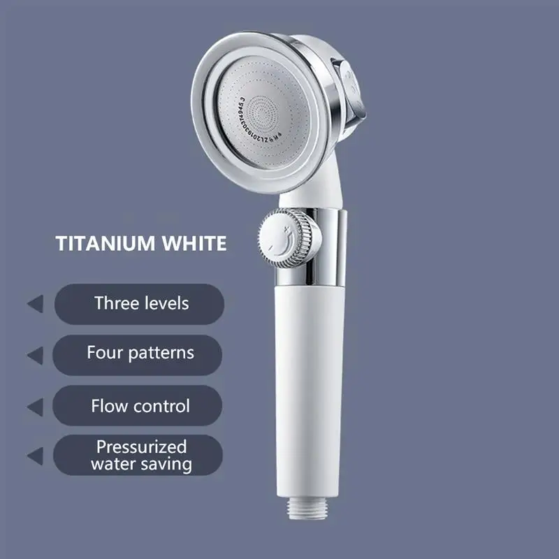 

High Pressure Handheld Shower Head 3 Spray Modes Water Saving Showerhead Detachable Bathroom Accessories