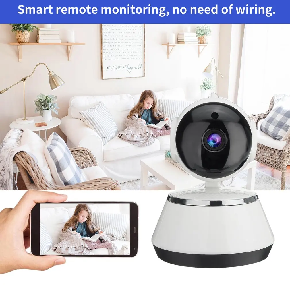 Камера видеонаблюдения Wifi ip-камера HD 720P Камера Безопасности s беспроводная сеть Videcam ночного видения широкий угол