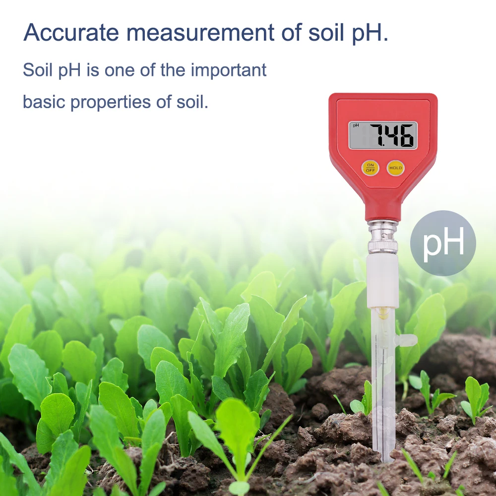 Цифровой pH метр Yieryi PH 98108 высокоточный тестовый карандаш для почвы анализатор