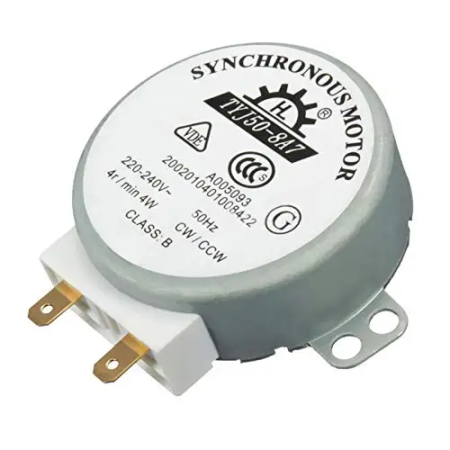 AC 220 V-240 V 50/60Hz CW/CCW микроволновый поворотный стол с синхронным электродвигателем TYJ50-8A7 D вала 4/5 об/мин