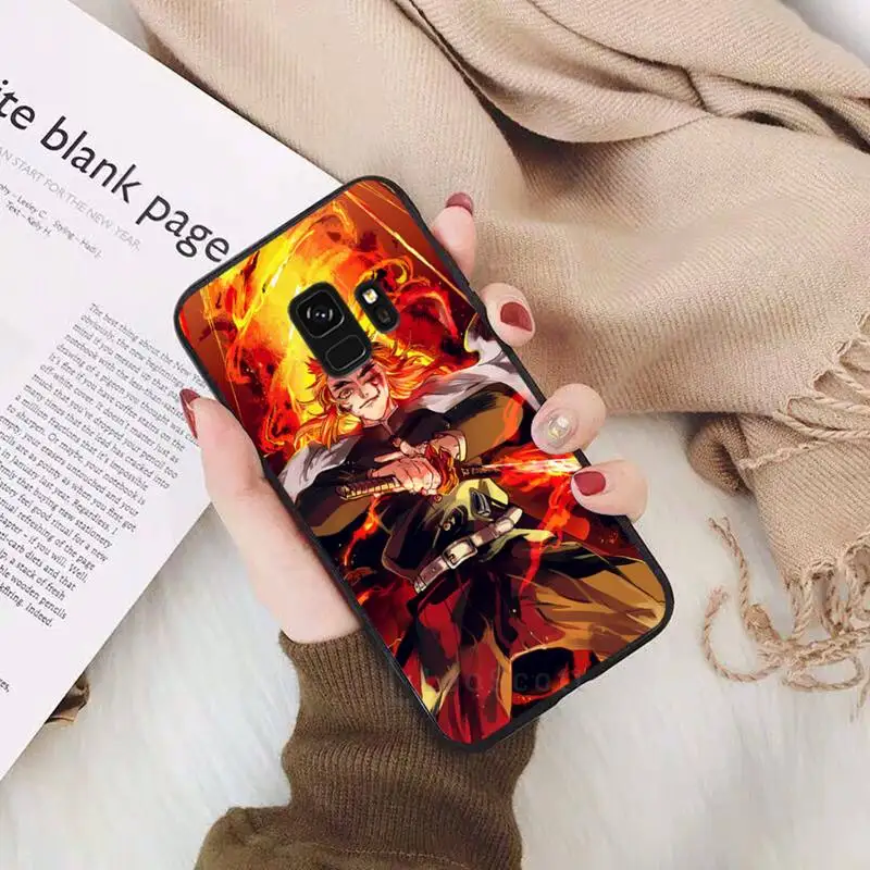 

Kyojuro Rengoku anime Phone Case For Samsung Galaxy S5 S6 S7 S8 S9 S10 S10e S20 edge plus lite