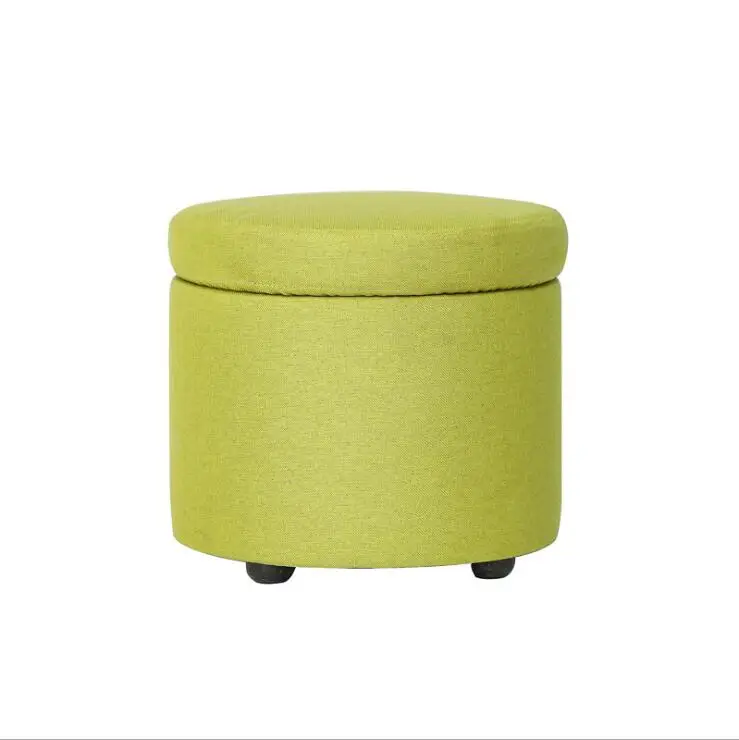 

Креативный табурет для хранения, пуфик, простая маленькая диванная скамейка, моющаяся ткань, мебель для гостиной