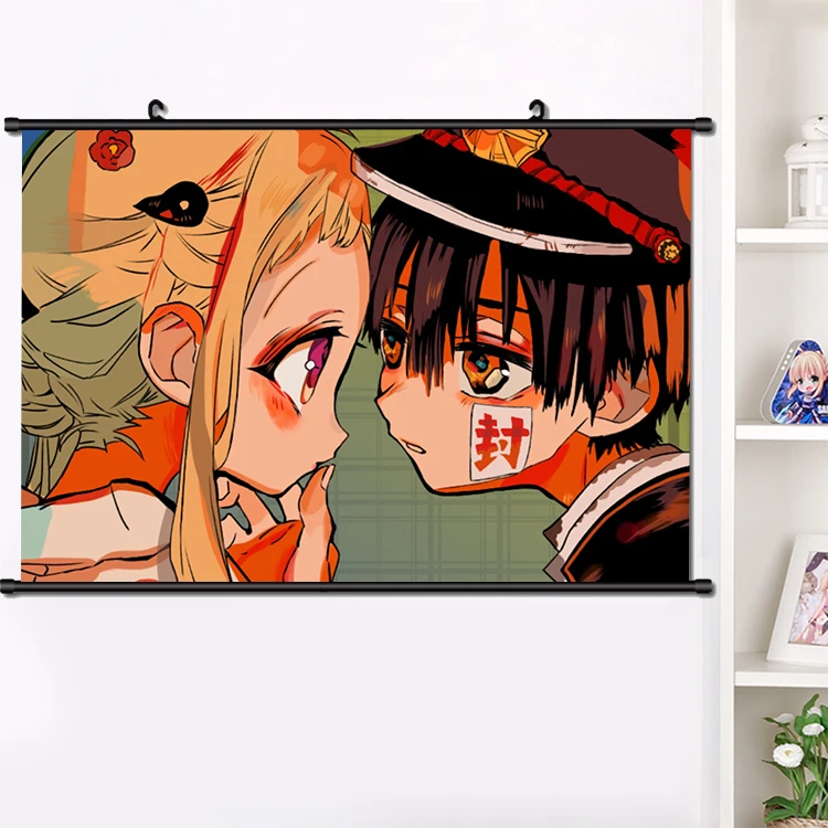 Аниме Туалет Hanako кун Jibaku Shounen прокрутки плакат манга настенные подвесные плакаты