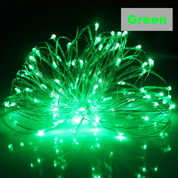 Green 2 м 5 м 10 м светодиодный светильник с пробкой для бутылки для стеклянной Крафтовая бутылка Свадебные украшения Рождественские гирлянды - Испускаемый цвет: Green