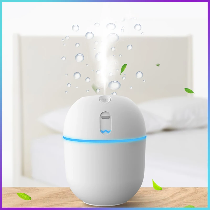 Увлажнитель воздуха 200 мл мини ультразвуковой светодиодный подсветильник USB