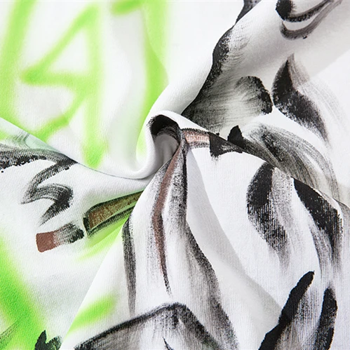 Ручная роспись курить Граффити футболка мужская толстовка хип-хоп Короткие