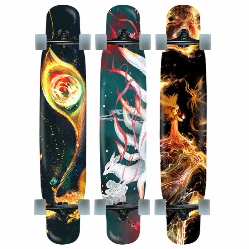 

Skateboard longboard professional longboard female brush street professional board road dance board adult four-wheeled beginner