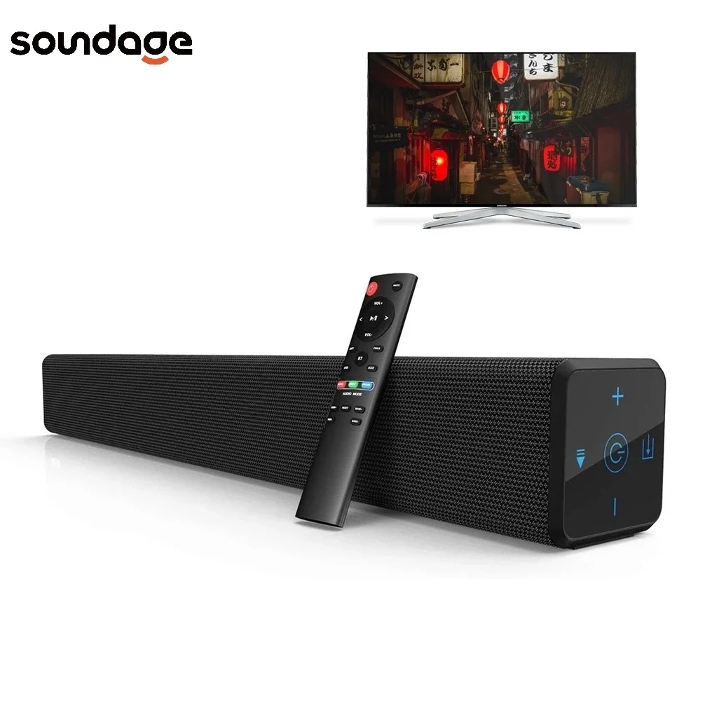 Беспроводная колонка Soundage 100 Вт с Bluetooth 5 1 сабвуфер стереозвук Система домашнего