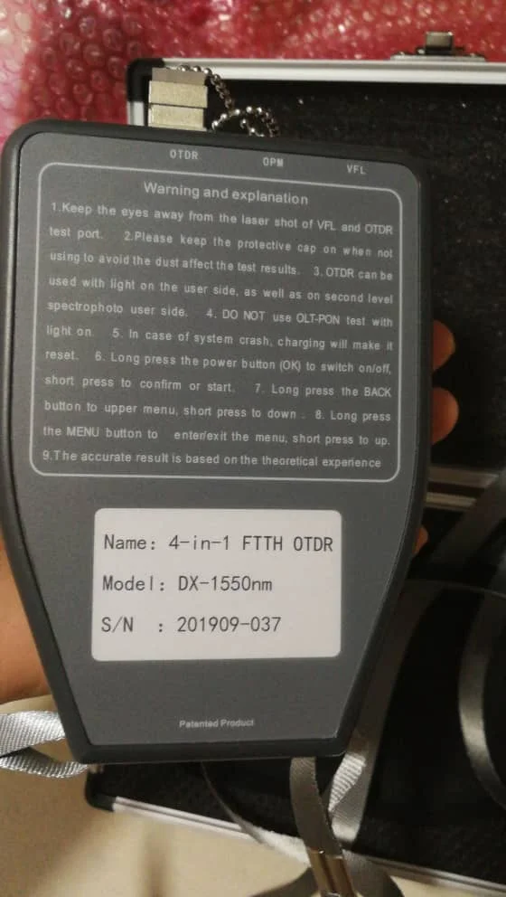 FTTH S310N OTDR портативный мини-измеритель оптической мощности стабильный источник