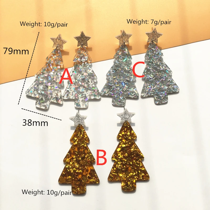 UJBOX рождественские фотообои для женщин желтые зеленые белые блестящие акриловые