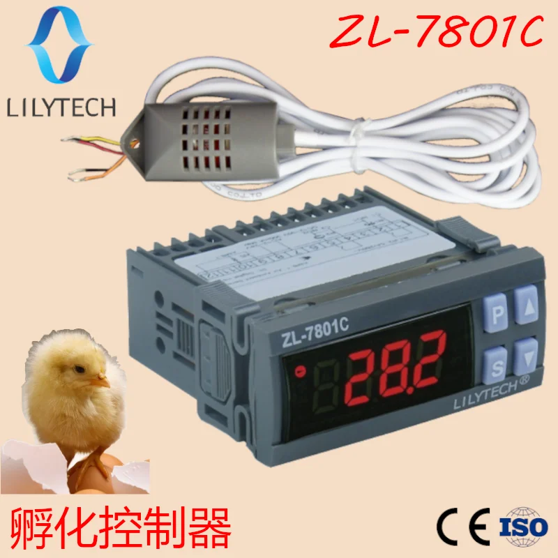 ZL 7801C инкубатор регулятор температуры и влажности автоматический контроллер 100