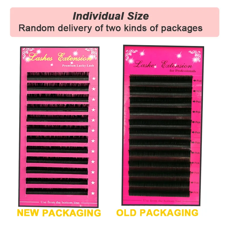 

Lucky Lash Volume Individual Eyelash Extension Supplies False Professional Faux Mink Eyelashes Extensions Russian Volume Lashes