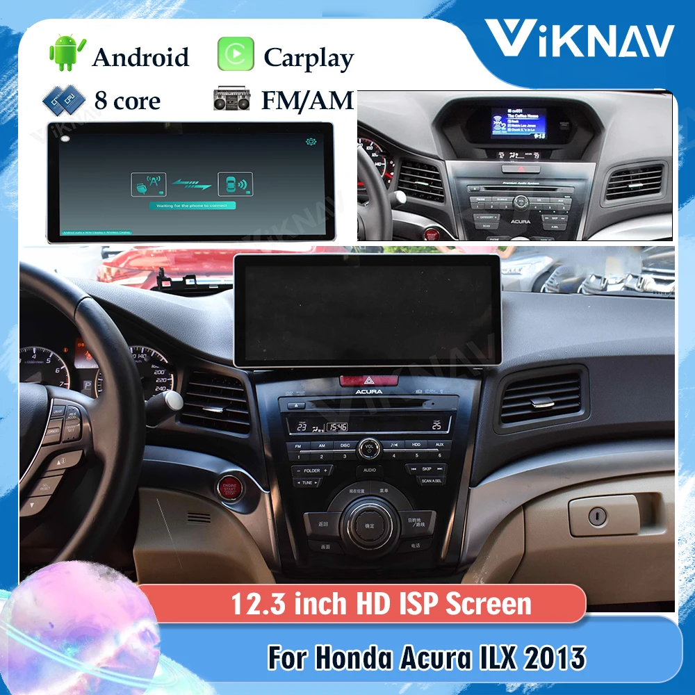 

Автомагнитола 2 Din Android 10 для Honda Acura ILX 2013, автомобильный стереоприемник, DVD-плеер, сенсорный экран, GPS-навигация, мультимедийный плеер