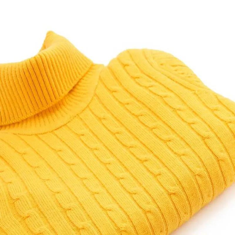 Детский мягкий кашемировый свитер с высоким воротником 90 170 см|Свитера| |