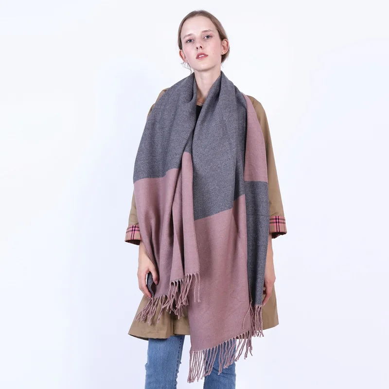 В Корейском стиле квадратный кашемировый шарф квадратной формы для детей в осень