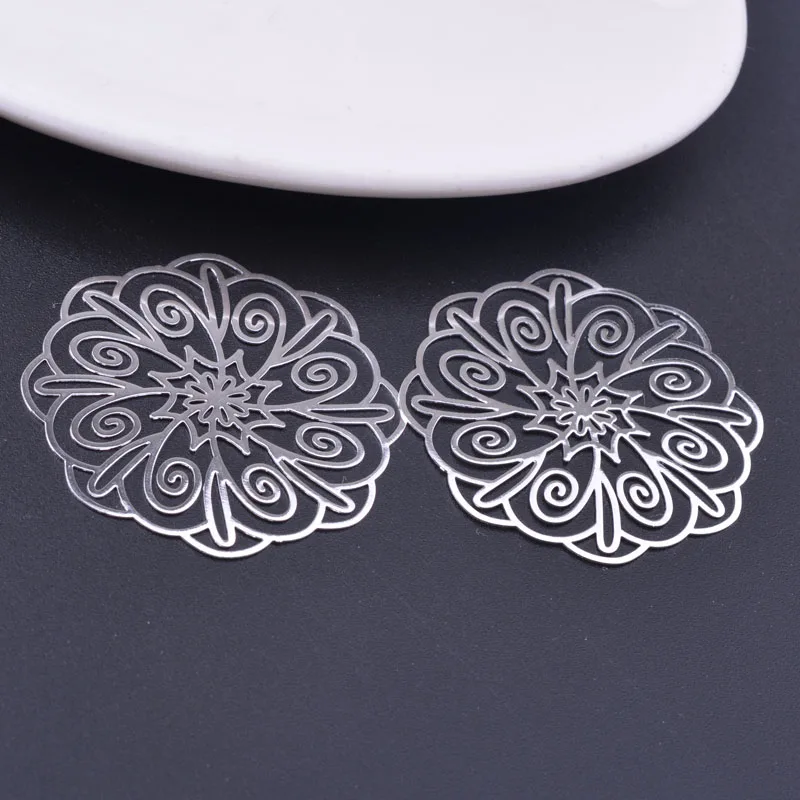 Подвески для ювелирных изделий лазерная резка цвет светильник 39 мм 6 шт. |