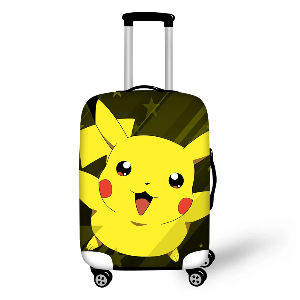 CDWX4446LMS HaoYun эластичный чехол для чемодана защитный дизайн Pokemon Пыленепроницаемый Чехол для багажа каваи Пикачу защитные аксессуары для багажа - Цвет: CDWX4446LMS