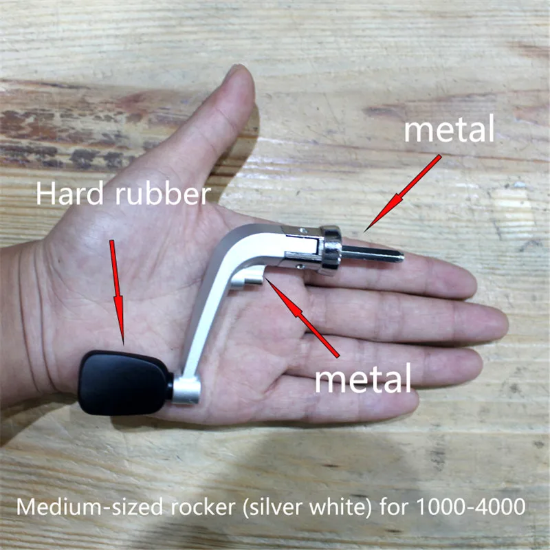 Металлическая спиннинговая катушка S/M/L прочная Рыболовная рукоятка для