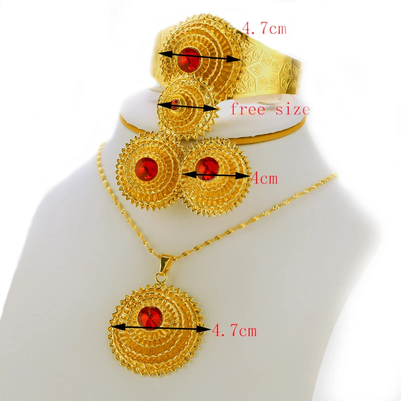 Эфиопские Ювелирные наборы золотые ювелирные изделия