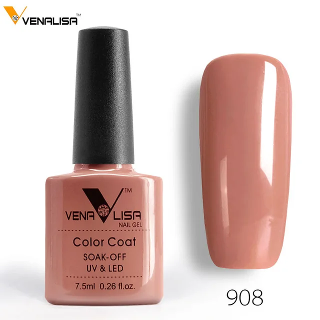 908 Venalisa новейшие продукты 12 цветов Камуфляжный цвет УФ лак для ногтей строительный удлиняющий лак для ногтей Твердый желеобразный полигель - Цвет: 908