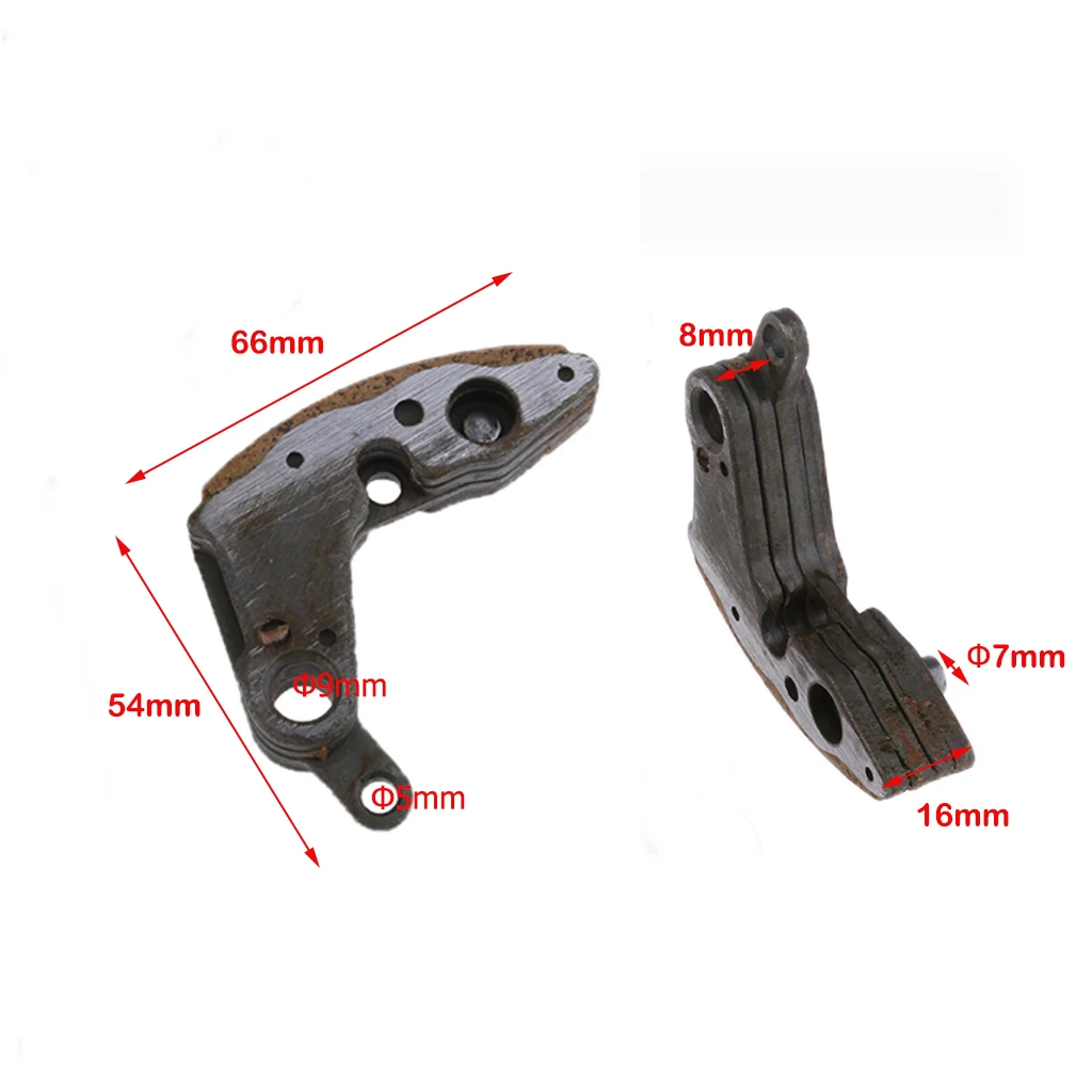 5 шт. алюминиевые карманные мини шины для велосипеда прочные колодки сцепления