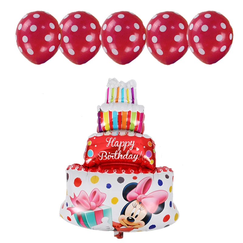 1 комплект с Микки-Маусом машинкой Маккуин торт на день рождения для детей