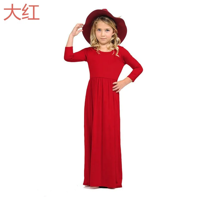 Style Twenty Г. Осеннее длинное платье для маленьких девочек пляжная детская одежда с круглым вырезом повседневные летние макси богемные платья для девочек с единорогом vestido de festa - Цвет: Style Twenty