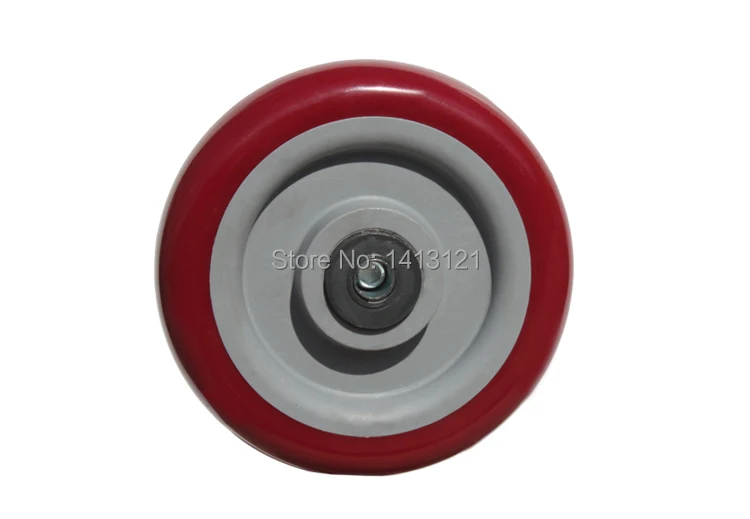 5 дюймовое колесо твердая полиуретановая шина подшипник колеса тележки
