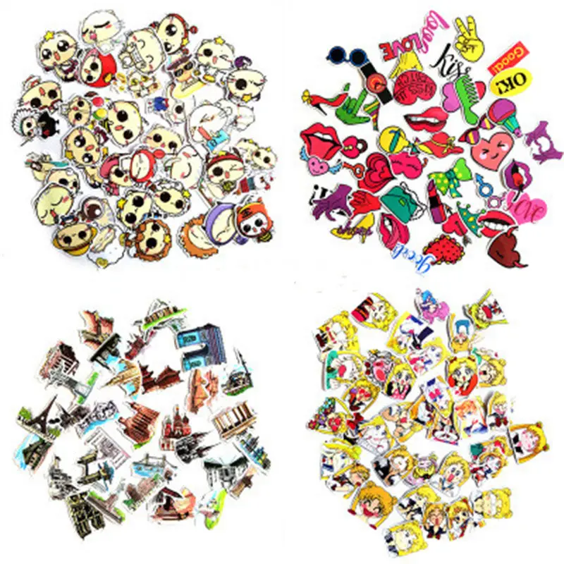 Милые наклейки для украшения детской книги с изображением персонажей