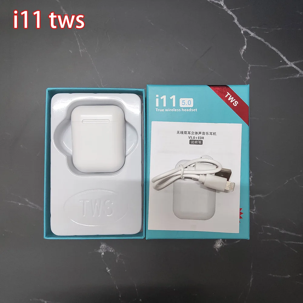 white i11 Новинка, наушники inpods 12 TWS, Bluetooth, i7s, i11 5,0, наушники, стерео, спортивные, Hands-free, гарнитура PK i 12 tws i20 tws i80, fone de ouvido - Цвет: white i11