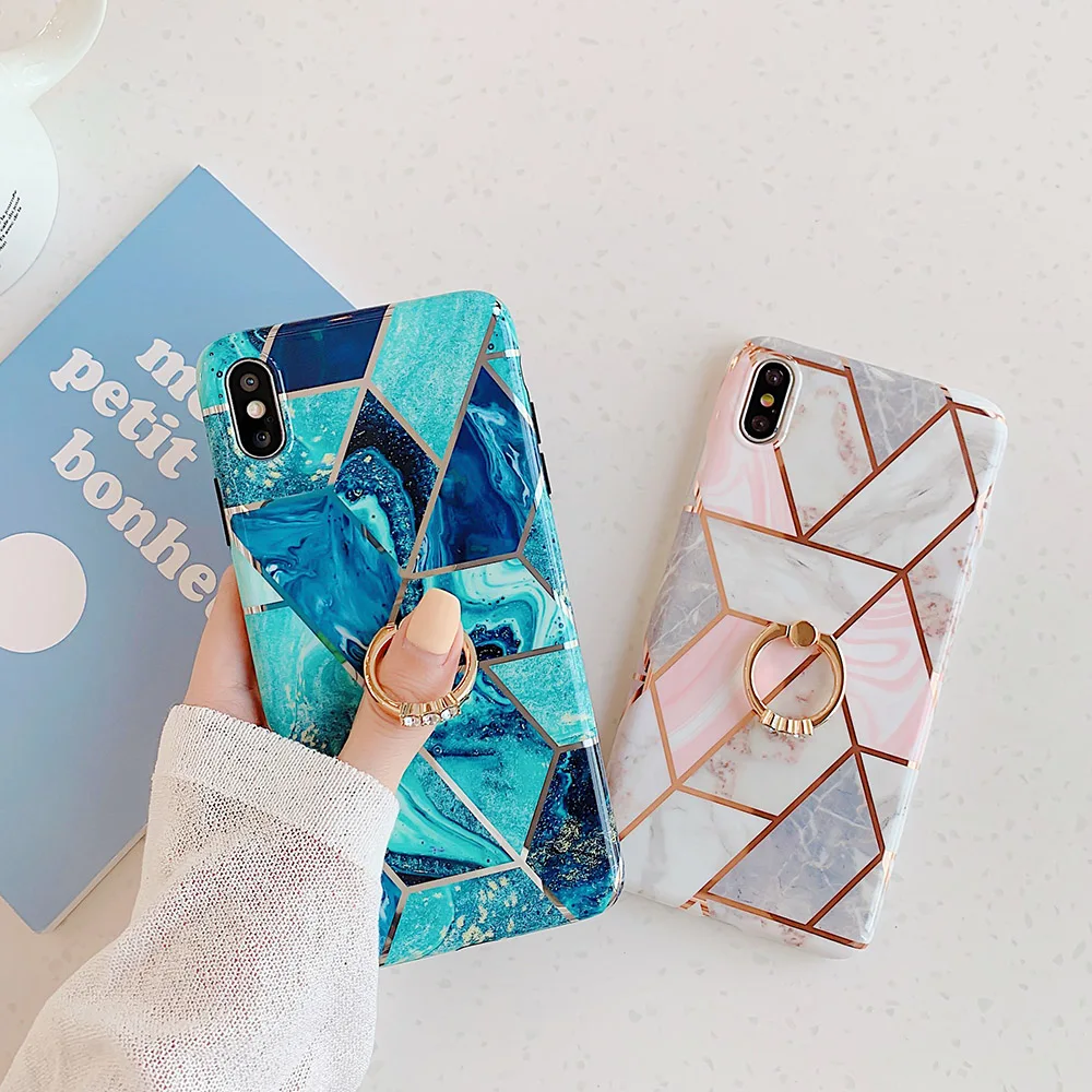 Чехол для телефона с бронзовым мраморным узором s нового IPhone 11 Pro Max роскошная