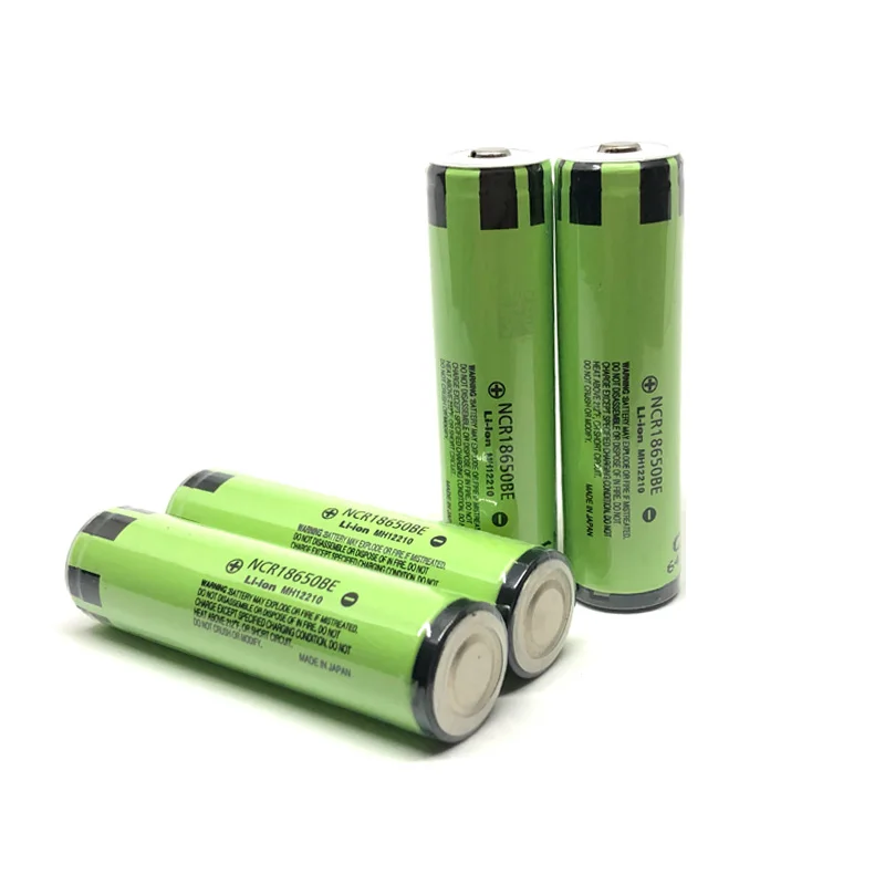 4pcs/lot Panasonic NCR18650BE 3200mah 18650 3.7V High Drain Rechargeable Battery Lithium Batteries Cell with PCB Protection | Электроника