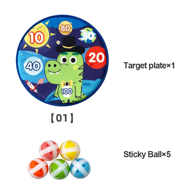 Детские Мультяшные липкие мячи Дарт присоски Пластиковые Висячие мишени детская