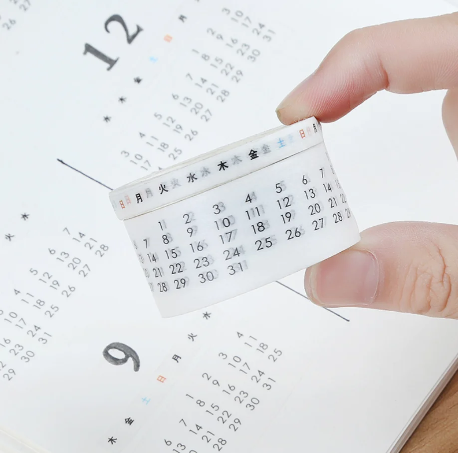 Месяц неделя Дата Календарь Васи маскирующая лента канцелярские поделки