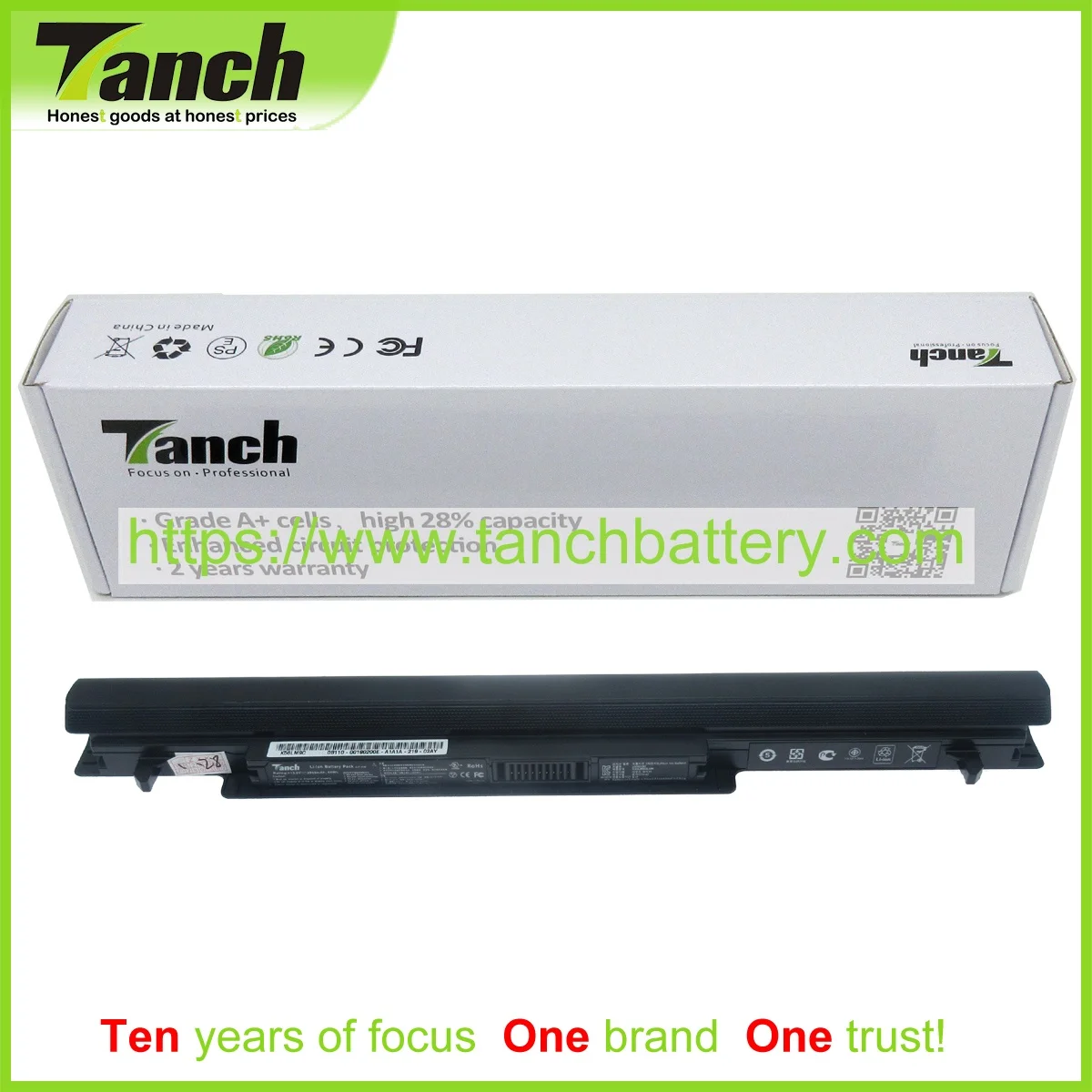 Tanch Аккумулятор для ноутбука ASUS A31-K56 A41-K56 K56CA K56CM A46C R505 K46CM S550CM 15V 4 ячейки - купить по