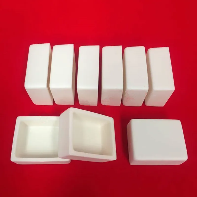 50x40x20 мм 99.5% Al2O3 высокочистый прямоугольный глиноземный керамический катер