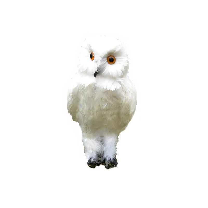 Имитация настоящего пера Сова статическая модель животного образец украшения