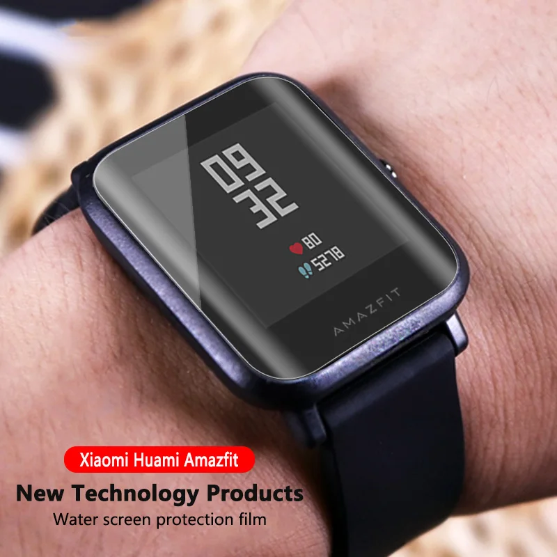 Для Xiaomi Huami Amazfit Bip PACE Lite защита экрана мягкий чехол 3D полное покрытие(не стекло