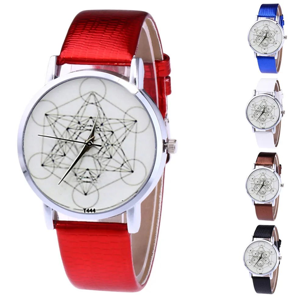 

Relgio Illustration Watches Alloy Round Dial Watch Quartz Watch Fashion Couple Watches Watch For Women