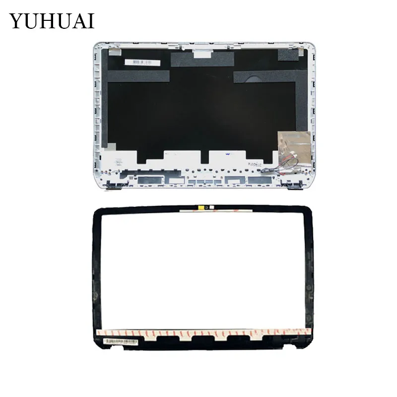 Ноутбук lcd верхняя крышка и ЖК передняя рамка Крышка для hp Envy M6 M6-1000 707886-001 AP0U9000100 - Цвет: Black and B