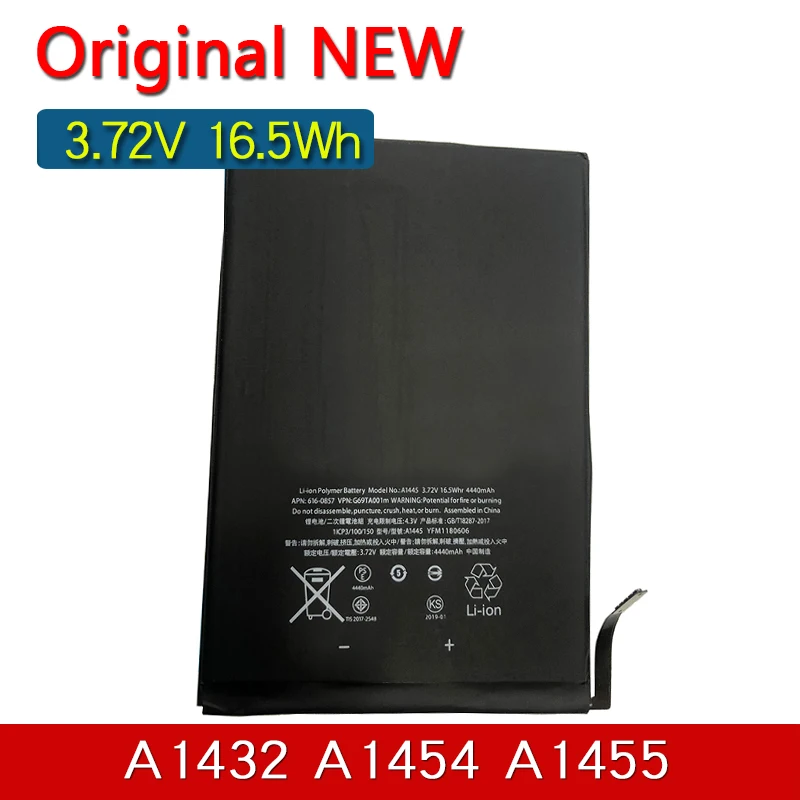 

A1445 New Original Tablet Battery For Apple IPad Mini 1 A1432 A1454 3.72V 16.5Wh IPad Mini1 Bateria