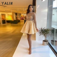 yalin plus size short homecoming dresses sequins lovely prom dresses for women party robes de cocktail haute couture vestidos