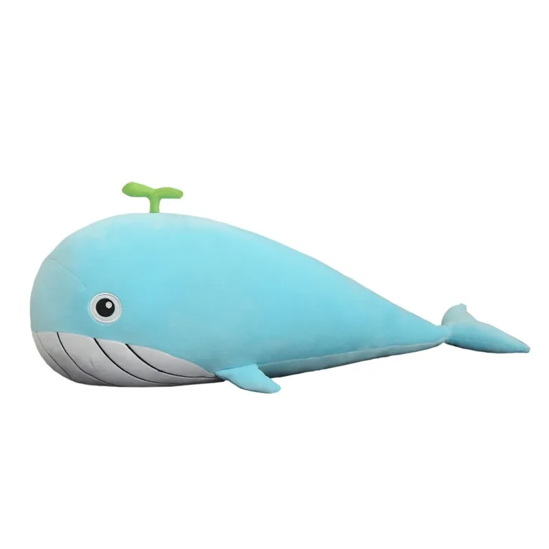 

High Quality Super Soft Plush Toy Sea Animal Big Blue Whale Soft Toy Stuffed Animal Children's birthday gift