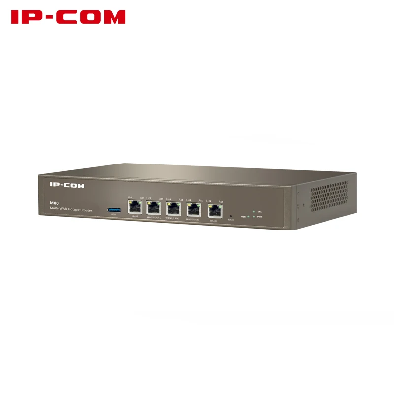 Фотоаппарат IP-COM M80 на 300 человек 5*10/100/1000 м порт RJ45 поддержки VPN/QOS Plug and Play