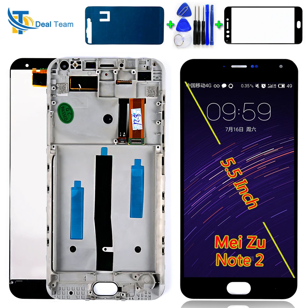 Торговая марка Deal Team для Meizu M2 Note 5 дюймовый ЖК-Дисплей 1920*1080 фоторамка с