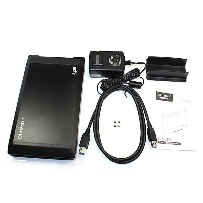 OImaster EB-330U3 3,5 дюймов USB3.0 для SATA высокоскоростной SDD HDD корпус внешний жесткий диск корпус hdd коробка