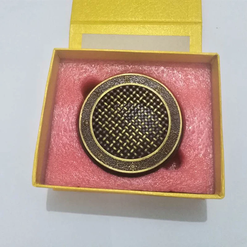 Чистый медный для благовоний горелки богатый подвеска Антик Винтаж цветок