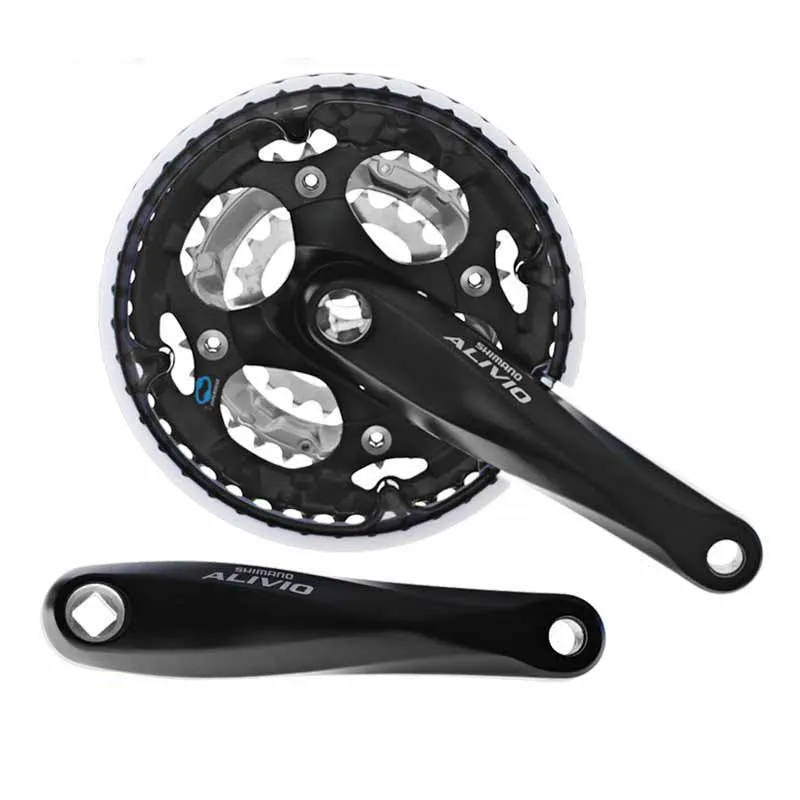Shimnao ALIVIO FC-M410 MTB велосипедная цепь шатун для горного велосипеда части велосипеда 3*8 24 скорости - Цвет: No Bearing